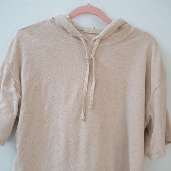 Terry Cloth Pullover Sweater Tee - Picture 3 of 3